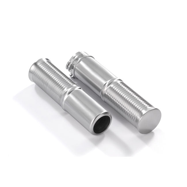 FL Handlebar Grip Set. Satin Aluminium