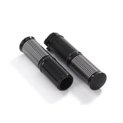 Kustom Tech FL Handlebar Grip Set. Black Contrast Cut – 1974–2022 H-D with Single or Dual…
