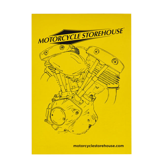 MCS Motorcycle Storehouse, Notepad A4 – Universal