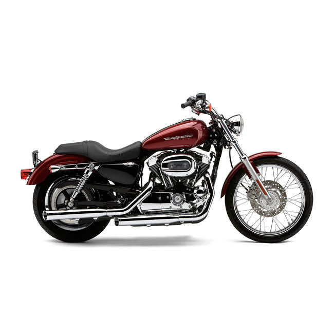 Cobra 3" Slip-on Mufflers. Chrome – 2004–2013 XL Sportster