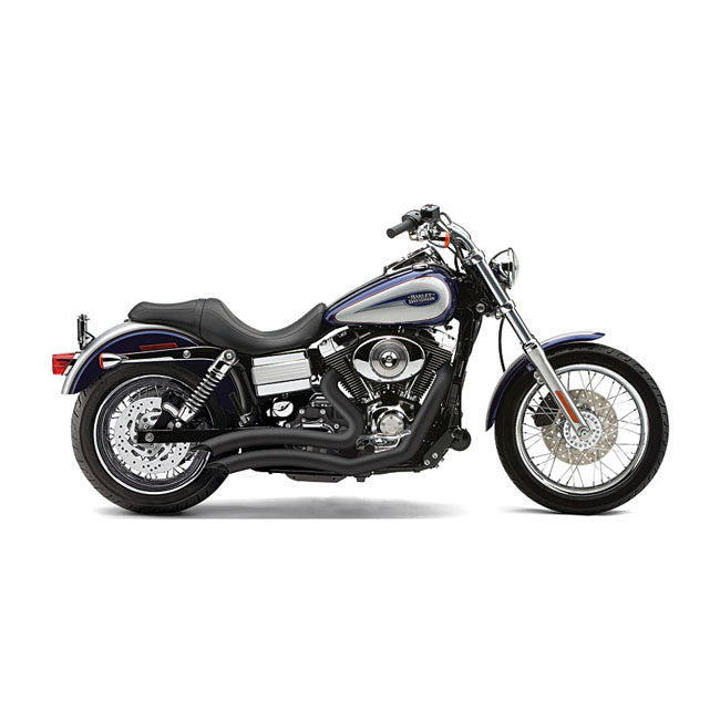 Cobra Speedster Short Swept Exhaust. Black – 2012–2017 Dyna (Incl. 2012–2016 FLD…
