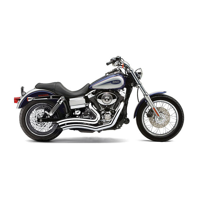 Cobra Speedster Short Swept Exhaust. Chrome – 2012–2017 Dyna (Incl. 2012–2016 FLD…