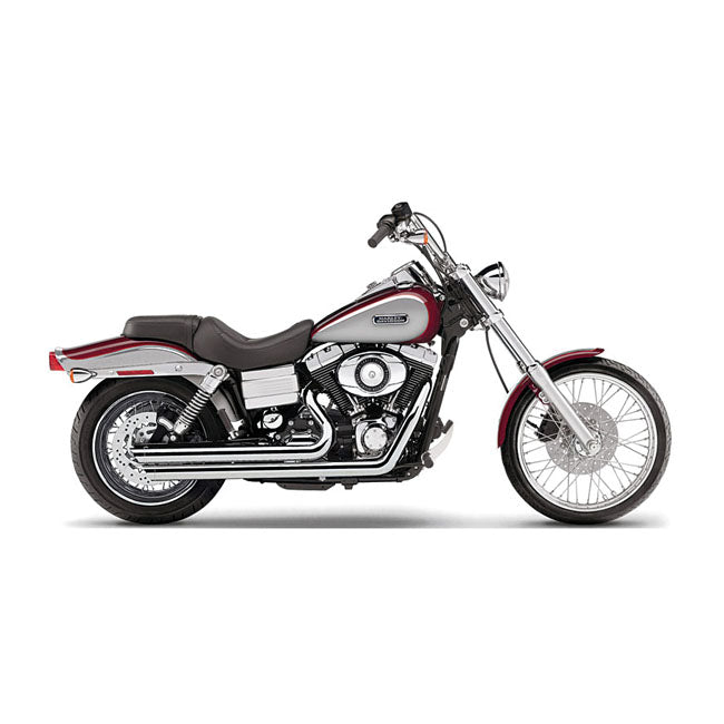 Cobra Speedster SlashDown Exhaust. Chrome – 2012–2017 Dyna (Incl. 2012–2016 FLD…