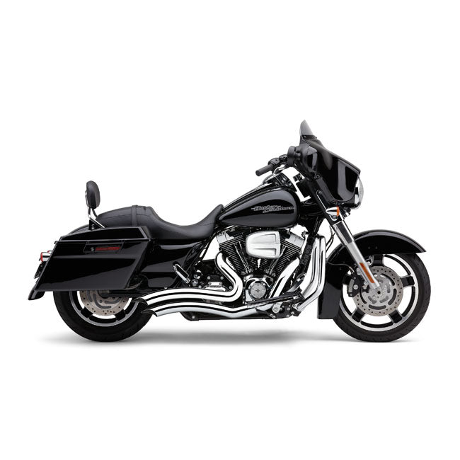 Cobra Speedster Short Swept Exhaust. Chrome – 2010–2016 FLT/Touring