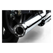 Cobra 3" RPT Race Pro Slip-on Mufflers. Chrome – 2014–2022 XL Sportster