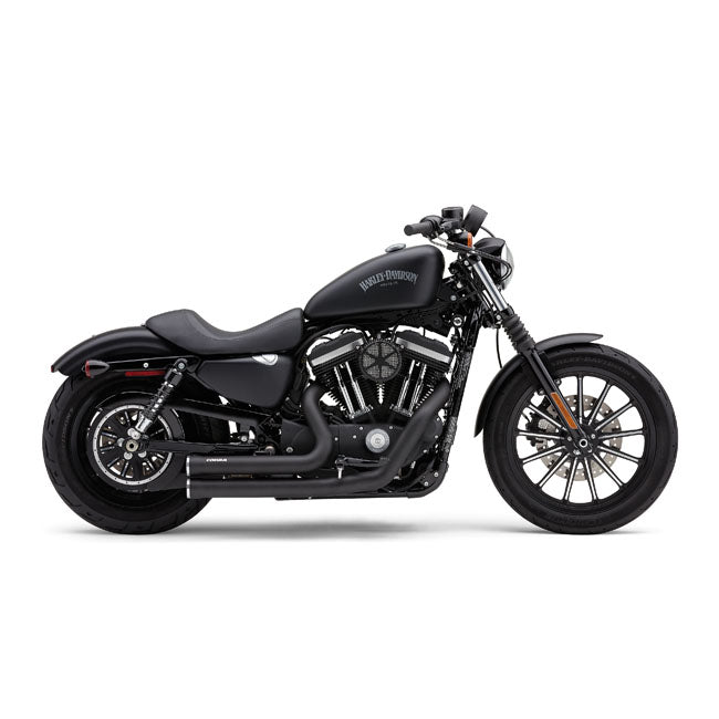 Cobra Speedster Shorts RPT Exhaust. Black – 2014–2020 XL Sportster