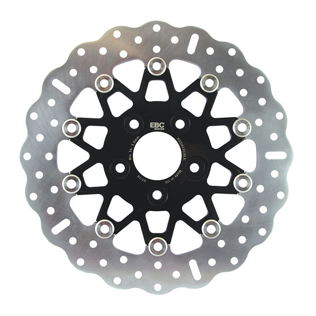 EBC Black Contour Floating Rotor for Most Up to 1999 H-D Models