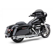 Cobra 4" Race Pro Slip-on Mufflers. Chrome – 2017–2026 Touring. Requires Disabling…
