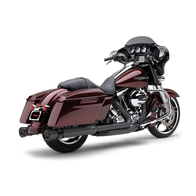 Cobra 4" Race Pro Slip-on Mufflers. Black – 2017–2026 Touring. Requires Disabling…