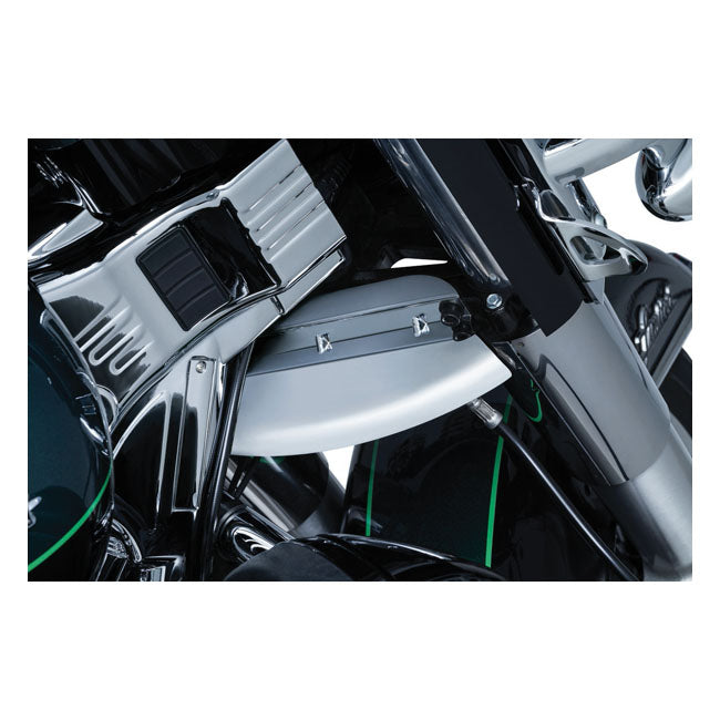 Kuryakyn Lower Triple Tree Wind Deflector. Chrome – 2014–2024 Electra; FLTR Road Glides…