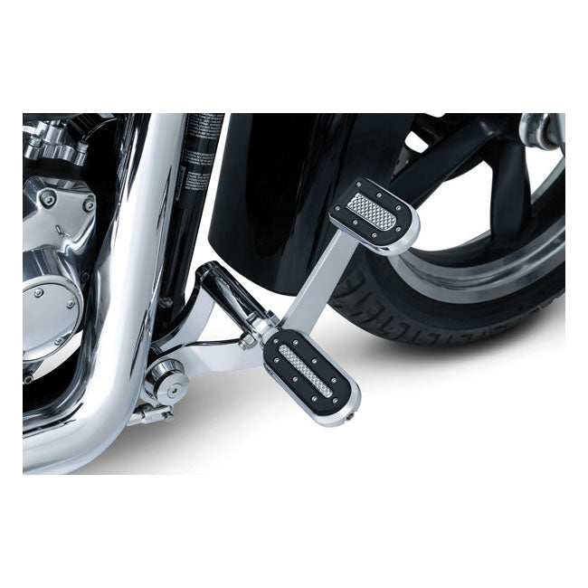 Kuryakyn Heavy Industry Brake Pedal Pad. Chrome – 1984–2015 FX Softail; 2008–2011 FXCW/C…