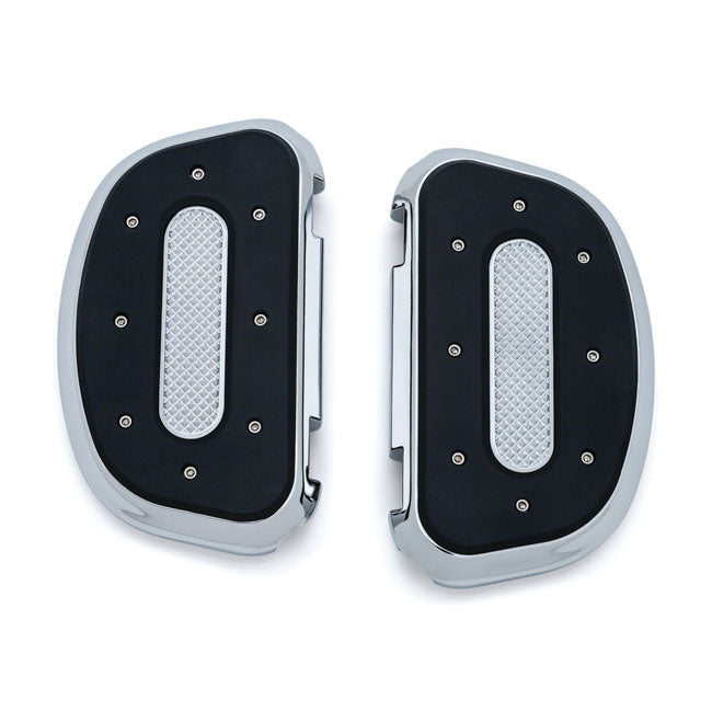Kuryakyn Heavy Industry Floorboards. Passenger. Chrome – Passenger: 1986–2026 FLT/Touring…