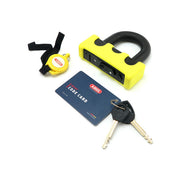 Abus Granit Power XS 67 Padlock. Yellow. Blister Pack – Universal