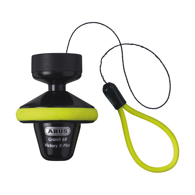 Abus Granit Victory X-Plus 68 Brake Disc Lock. Yellow