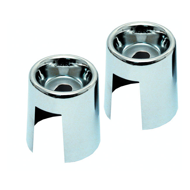 MCS Shock Stud Cover Kit. Chrome – 1975–1978 XL Sportster