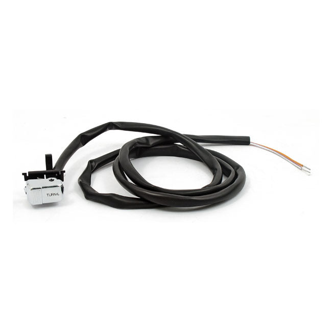MCS Left Turn, Handlebar Switch. Chrome – 1996–1999 All H-D