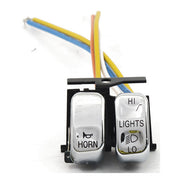 MCS Hi/Low/Horn, Handlebar Switch Set. Chrome – 1996–2010 Softail; 1996–2011 Dyna…