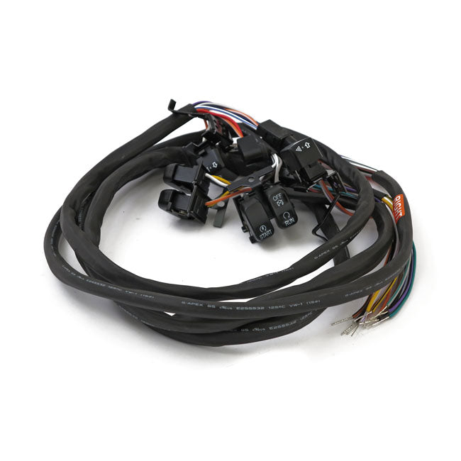 MCS Handlebar Switch & Wiring Kit. Radio/Cruise. Black – 2007–2013 FLT/Touring