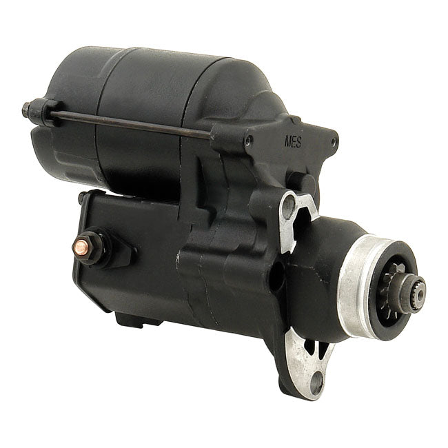 Accel Ultra Tork starter motor 1.4kW. Black 06-17 Dyna; 07-17 Softail; 07-16 Touring