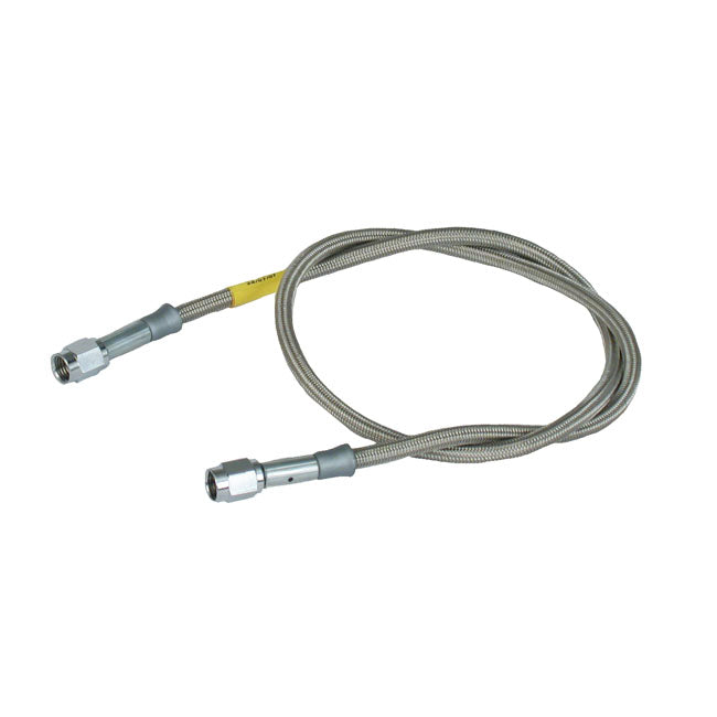 Brake Line Kit Plain Braided Stainless, 30" Long