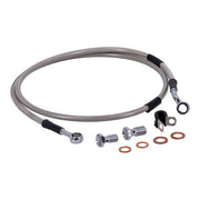 MCS by Goodridge Brake Line Front, Stainless Clear Coated – 1993–2005 FXDWG Dyna Wide Glide