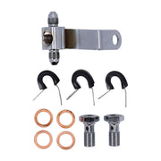 MCS by Goodridge Brake Line Rear, Stainless Clear Coated – 1984–1990 FLST Heritage Softail…