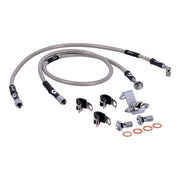 MCS by Goodridge Brake Line Rear, Stainless Clear Coated – 1984–1990 FLST Heritage Softail…