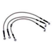 MCS by Goodridge Brake Line Front, Stainless Clear Coated – 1991–1992 FXDB Dyna Street Bob…