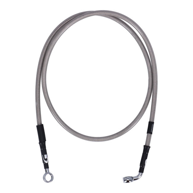 MCS by Goodridge Brake Line Front, Stainless Clear Coated – 1996–2005 FXD/I Dyna Super Glide; 2005…