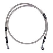 MCS by Goodridge Brake Line Front, Stainless Clear Coated – 1997–2003 FLSTS