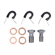 MCS by Goodridge Brake Line Front, Stainless Clear Coated – 1997–2003 FLSTS