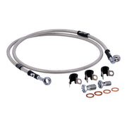 MCS by Goodridge Brake Line Front, Stainless Clear Coated – 1997–2003 FLSTS