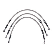 MCS by Goodridge Brake Line Front, Stainless Clear Coated – 1999–2005 FXDX Dyna Super Glide Sport