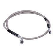 MCS by Goodridge Brake Line Front, Stainless Clear Coated – 1999–2009 Softail FXSTB Night Train