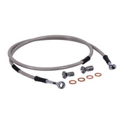 MCS by Goodridge Brake Line Front, Stainless Clear Coated – 2000–2007 Softail FXSTD Deuce