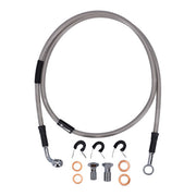 MCS by Goodridge Brake Line Front, Stainless Clear Coated – 2001–2005 FXDL Dyna Low Rider