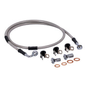 MCS by Goodridge Brake Line Front, Stainless Clear Coated – 2001–2005 FXDL Dyna Low Rider