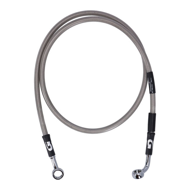 MCS by Goodridge Brake Line Front, Stainless Clear Coated – 1987–1991 XL883 Deluxe; 1996–2003 XL883…