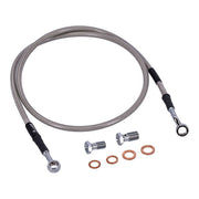 MCS by Goodridge Brake Line Front, Stainless Clear Coated – 1992–2003 XLH883 Deluxe; 1988–2003…