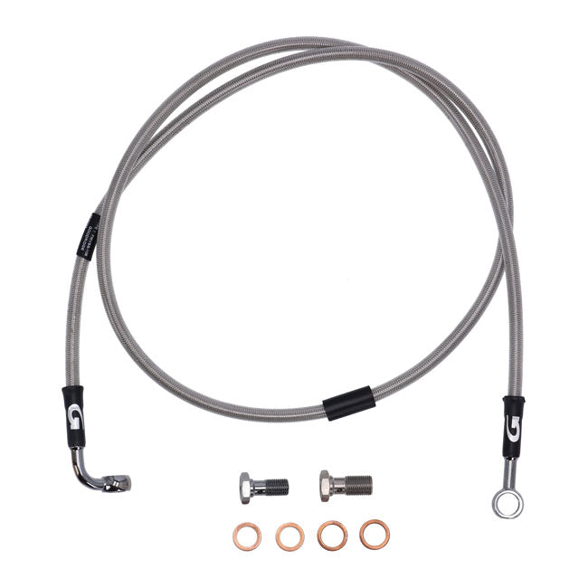 MCS by Goodridge Brake Line Front, Stainless Clear Coated – 1996–2003 XL1200 CLASSIC