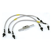 MCS by Goodridge Brake Line Front, Stainless Clear Coated – 1996–2007 FLHT/C/CU; 2006–2007 FLHX