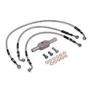 MCS by Goodridge Brake Line Front, Stainless Clear Coated – FLT/Touring: 2008–2013 FLHR/I; 2008–2013…