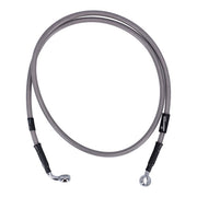 MCS by Goodridge Brake Line Front, Stainless Clear Coated – 2009–2013 FLSTC