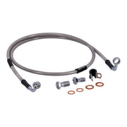 MCS by Goodridge Brake Line Front, Stainless Clear Coated – 2005–2007 Softail FLSTC Heritage Classic