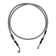 MCS by Goodridge Brake Line Front, Stainless Clear Coated – 2008–2011 FXCW/C Softail Rocker; Rocker…