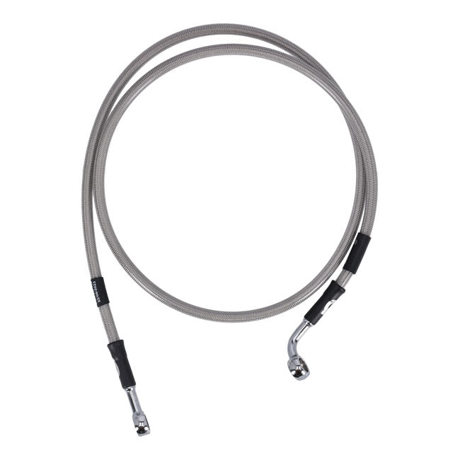 MCS by Goodridge Brake Line Front, Stainless Clear Coated – 2006–2013 FXDI Dyna Super Glide…