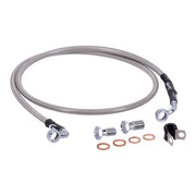 MCS by Goodridge Brake Line Front, Stainless Clear Coated – 2006–2008 FXDWG Dyna Wide Glide