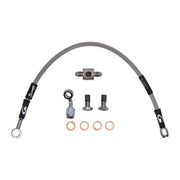 MCS by Goodridge Brake Line Rear, Stainless Clear Coated – 1991–1999 FXD