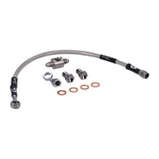 MCS by Goodridge Brake Line Rear, Stainless Clear Coated – 1991–1999 FXD