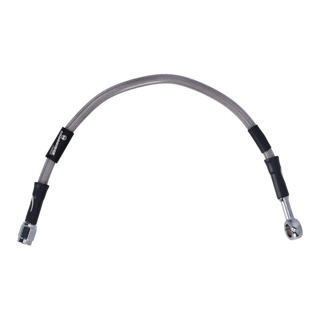 MCS by Goodridge Brake Line Rear, Stainless Clear Coated – 2000–2007 Dyna